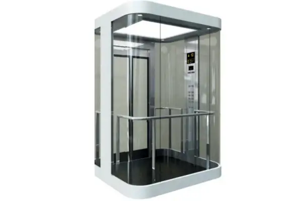 Indoor Panoramic Sightseeing Circular Glass Elevator Lift HSDT-G1012