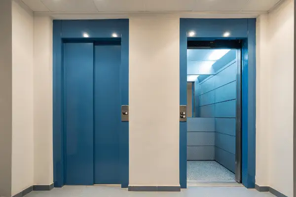 The load capacity of a passenger elevator