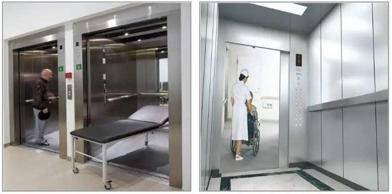 hospital elevator features